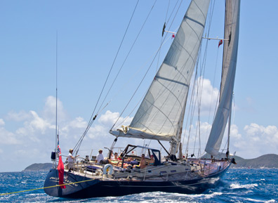 monohull sailboat crewed yacht charters